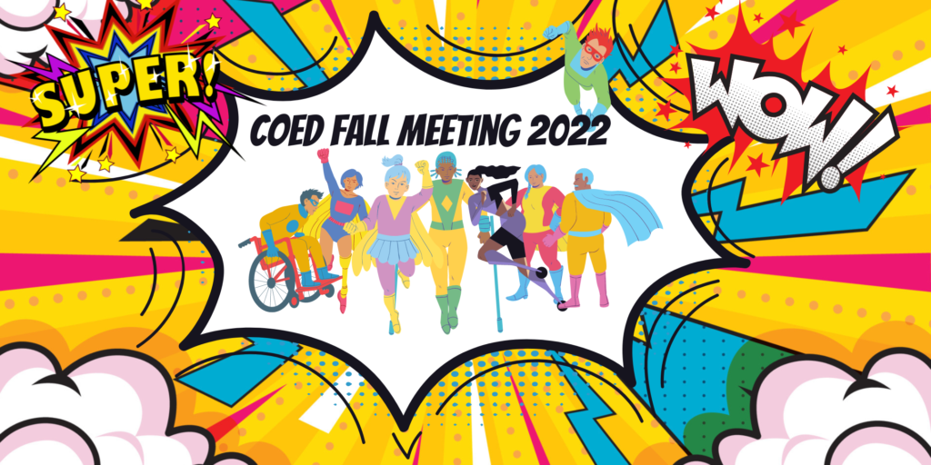 COED Fall Meeting 2022 Banner